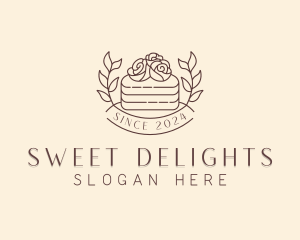 Floral Cake Pastry logo design