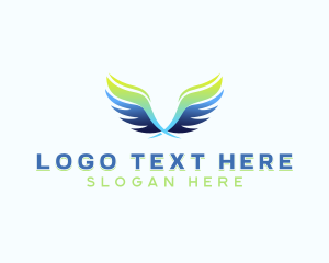 Inspirational - Foundation Wings Angel logo design