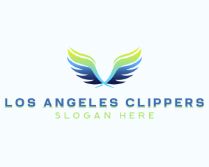 Foundation Wings Angel logo design