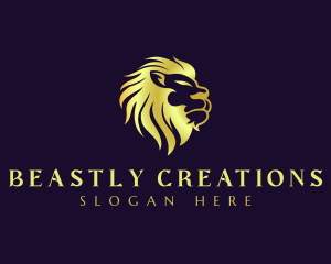 Lion Beast Wildlife logo design