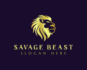 Lion Beast Wildlife logo design
