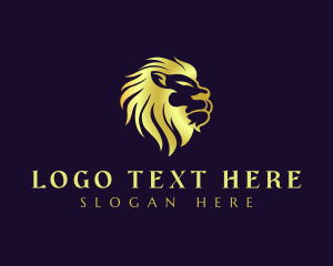 Scavenger - Lion Beast Wildlife logo design