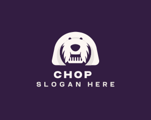 Dog Grooming Comb Logo