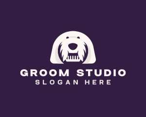 Groom - Dog Grooming Comb logo design