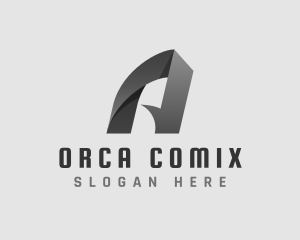 Origami Startup Letter A Logo