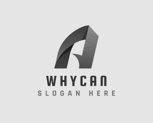 Origami Startup Letter A Logo