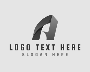 Corporate - Origami Startup Letter A logo design