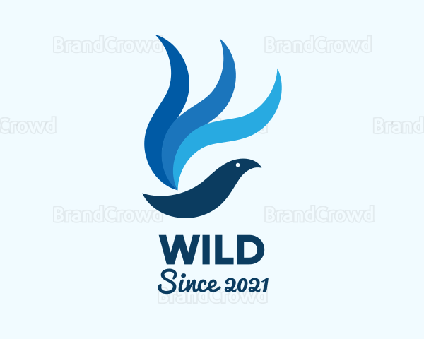 Blue Sparrow Aviary Logo