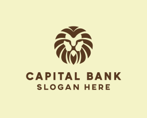Bank - Lion Finance Growth Bank logo design