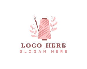 Sewing Needle Plant Logo