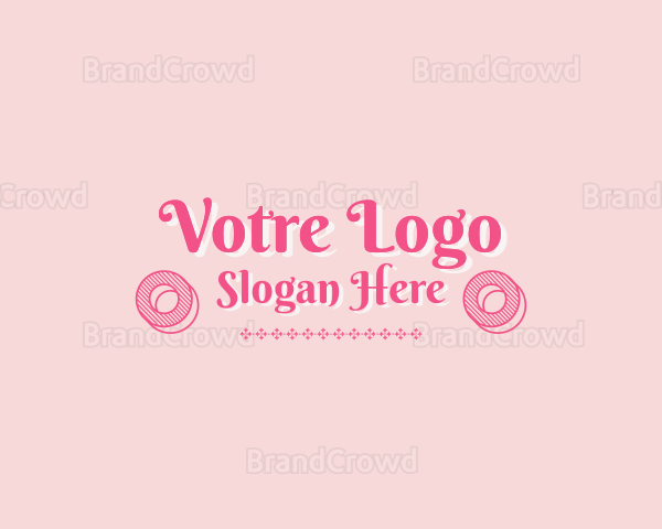 Swirly Baking Pastry Logo