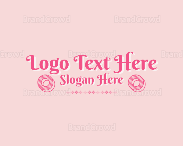 Swirly Baking Pastry Logo