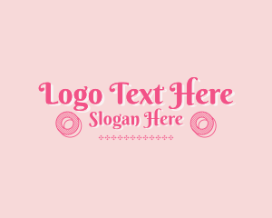 Pastry Shop - Swirly Baking Pastry logo design