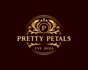 Luxury Floral Petals logo design