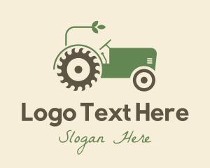 Mill - Agriculture Plant Tractor logo design