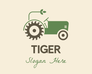 Plant - Agriculture Plant Tractor logo design