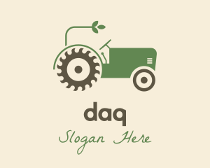 Country - Agriculture Plant Tractor logo design