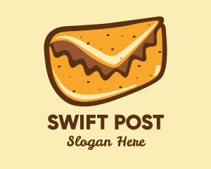 Post - Mail Taco Burrito logo design