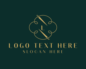 Embroidery - Knitter Weaver Thread logo design