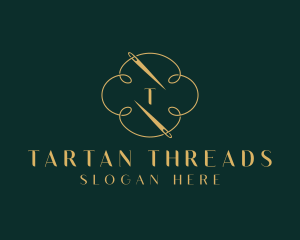 Knitter Weaver Thread logo design