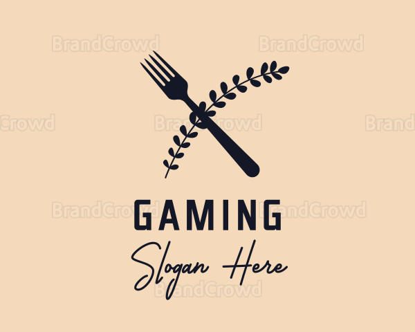 Vegan Restaurant Business Logo