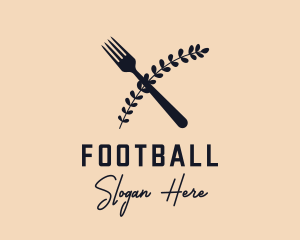 Vegan Restaurant Business Logo