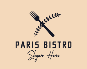 Vegan Restaurant Business logo design