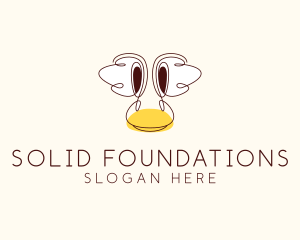 Children - Childish Duck Head logo design
