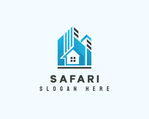Construction - Home Residential Property logo design