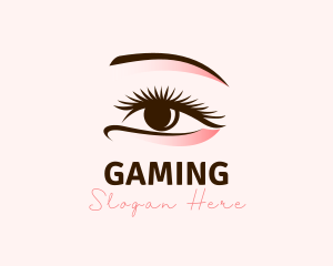 Beautiful Eye Makeup Lashes Logo