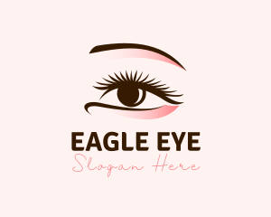 Beautiful Eye Makeup Lashes logo design