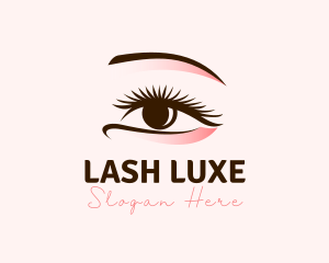 Beautiful Eye Makeup Lashes logo design