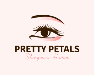 Beautiful Eye Makeup Lashes logo design