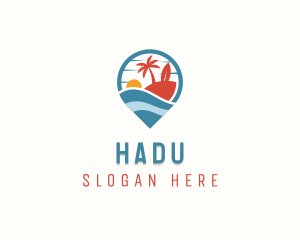 Tourism - Tropical Summer Destination logo design