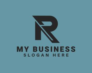 Modern Business Letter R Logo