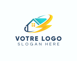 Charging - Voltage House Electrical logo design