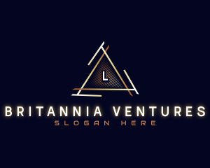 Luxury Triangle Bank logo design