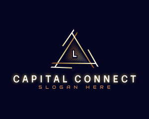 Luxury Triangle Bank logo design