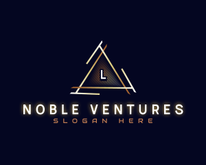 Luxury Triangle Bank logo design