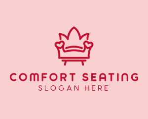 Love Seat Furniture  logo design