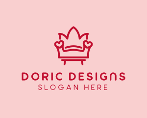 Love Seat Furniture  logo design