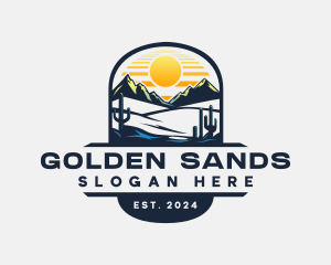 Western Desert Mountain logo design