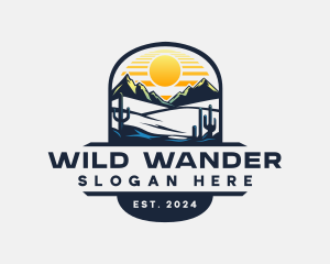 Western Desert Mountain logo design