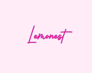 Instagram Influencer - Pink Fashion Signature Text logo design