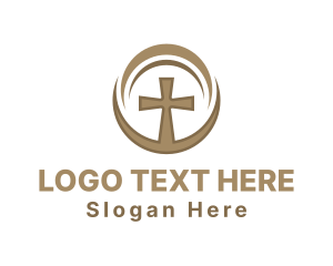 Evangelist - Church Holy Cross logo design