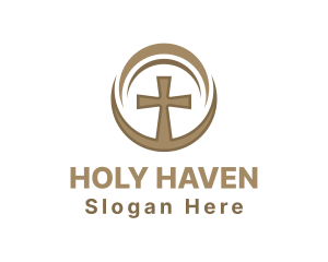 Church Holy Cross logo design