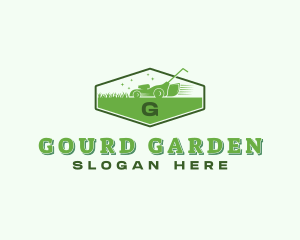 Gardening Grass Mower logo design