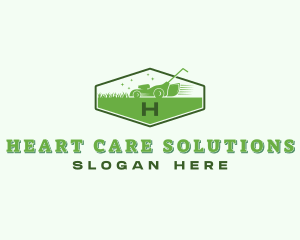 Gardening Grass Mower logo design