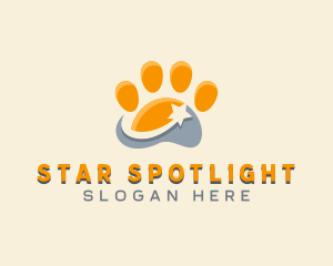 Pet Veterinarian Paw logo design