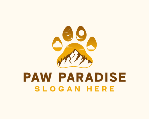 Paw Mountain Outdoor logo design